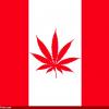 Canadian flag leaf swapped for a cannabis leaf joke