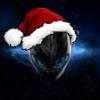 Festive alien avatar bringing holiday cheer to the forum
