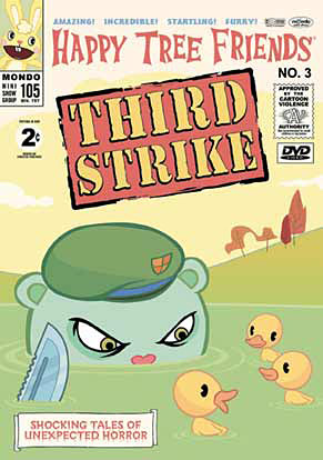Happy Tree Friends comic cover, Third Strike DVD