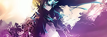 Anime-style digital art with dramatic light effects
