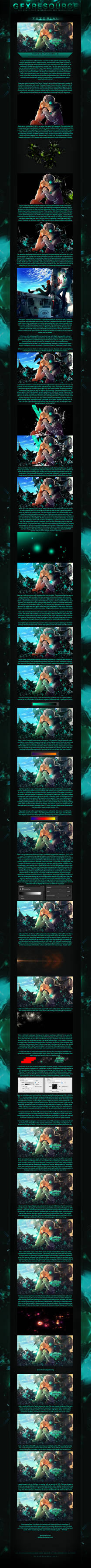 Detailed digital painting tutorial showing character art progression