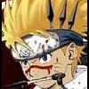 Naruto-style anime avatar with intense expression